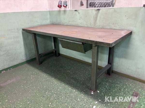 Arbetsbänk i plåt Ab Werba