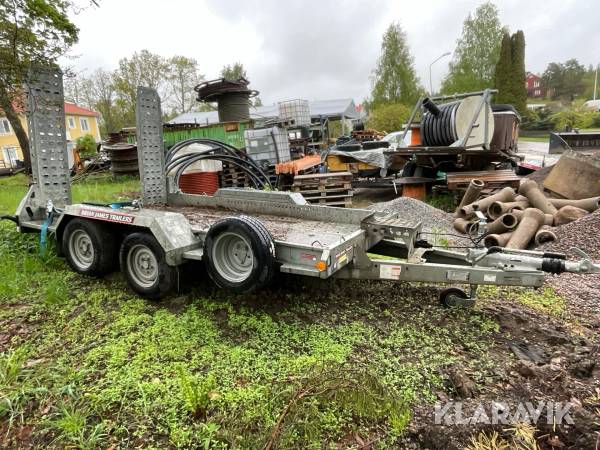 Personbilssläp Maskintrasport BRIAN JAMES TRAILERS 3500 kg