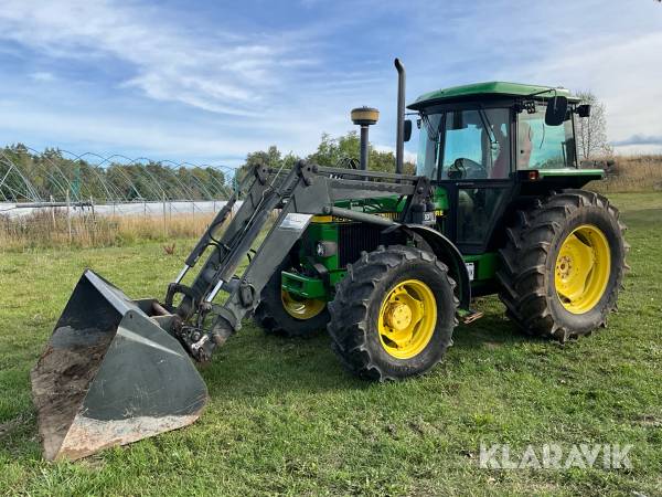 Traktor med lastare John Deere 2850