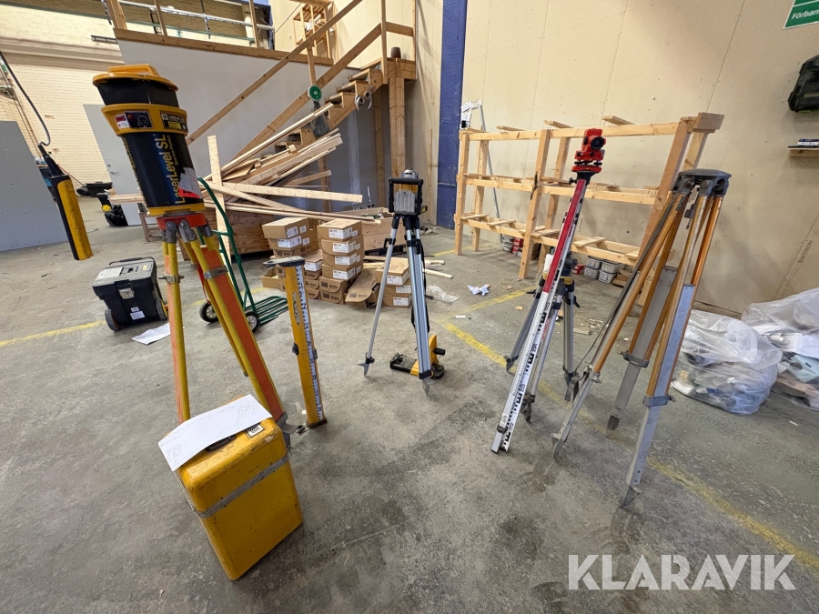 Mätutrustning LaserLevel & Dewalt