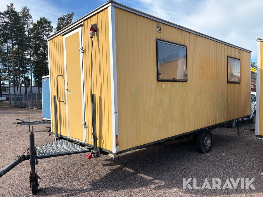 Manskapsbod Valla vagnen Kv 2 på hjul 