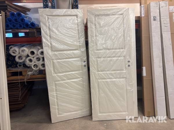 Innedörrar 8x20 med 1 karm 2 st