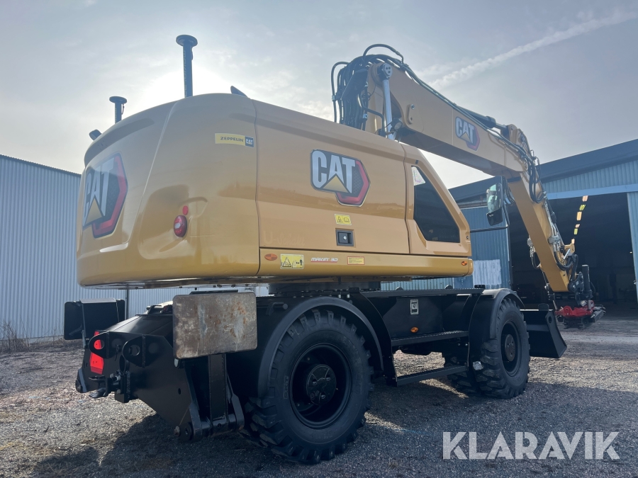 Hjulgrävare CAT M316 Next Generation med tippvagn och redskap & Makin 3-D