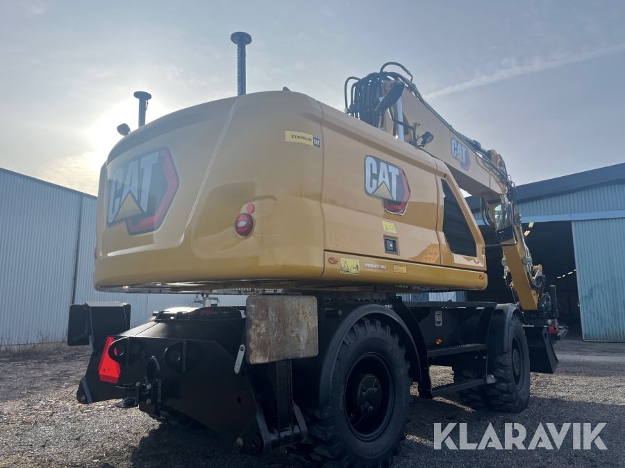 Hjulgrävare CAT M316 Next Generation med tippvagn och redskap & Makin 3-D