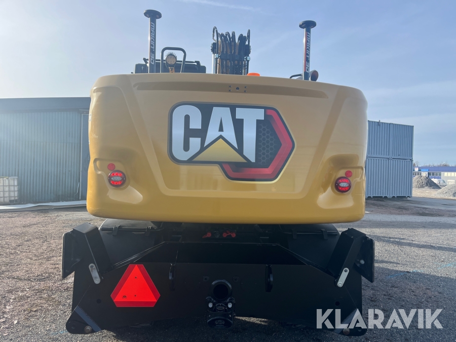 Hjulgrävare CAT M316 Next Generation med tippvagn och redskap & Makin 3-D