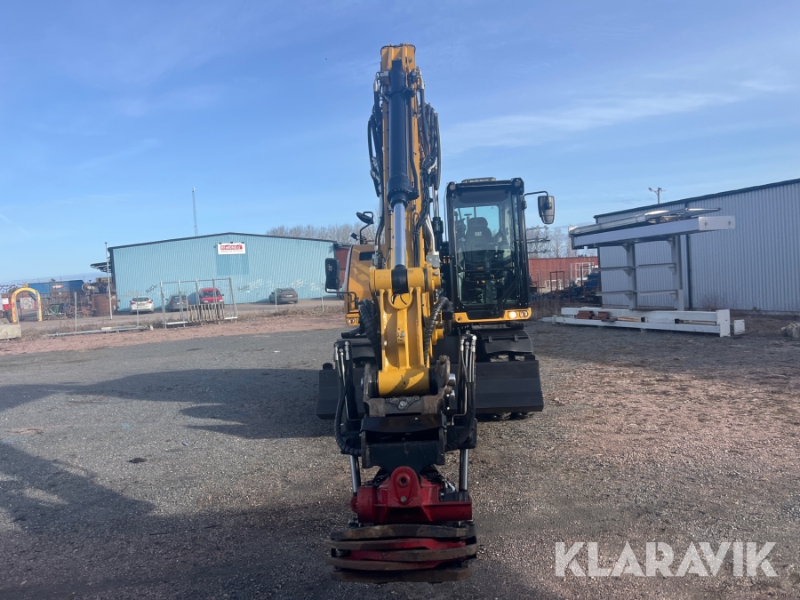 Hjulgrävare CAT M316 Next Generation med tippvagn och redskap & Makin 3-D