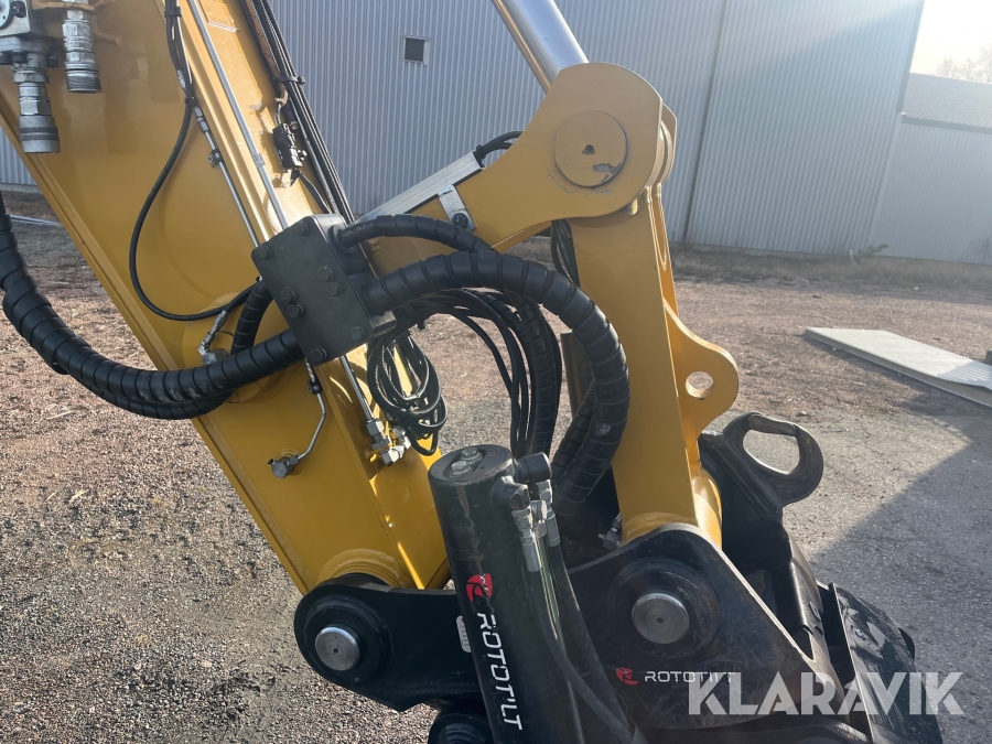 Hjulgrävare CAT M316 Next Generation med tippvagn och redskap & Makin 3-D