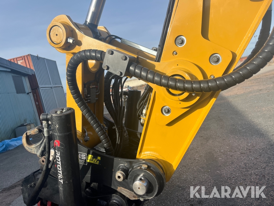 Hjulgrävare CAT M316 Next Generation med tippvagn och redskap & Makin 3-D