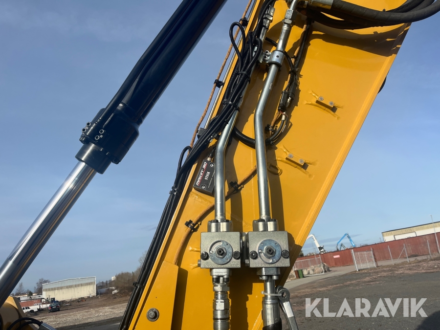 Hjulgrävare CAT M316 Next Generation med tippvagn och redskap & Makin 3-D