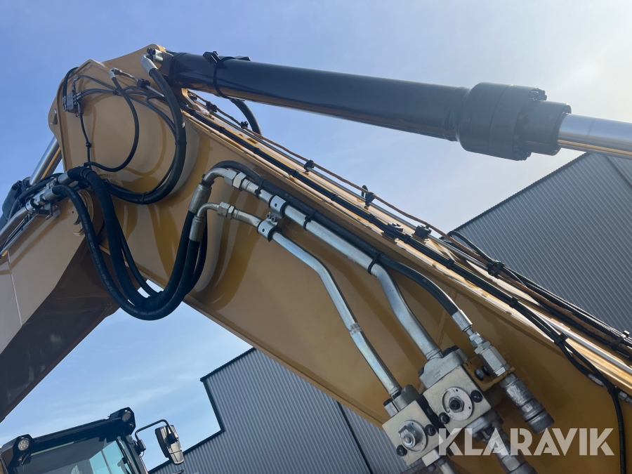 Hjulgrävare CAT M316 Next Generation med tippvagn och redskap & Makin 3-D