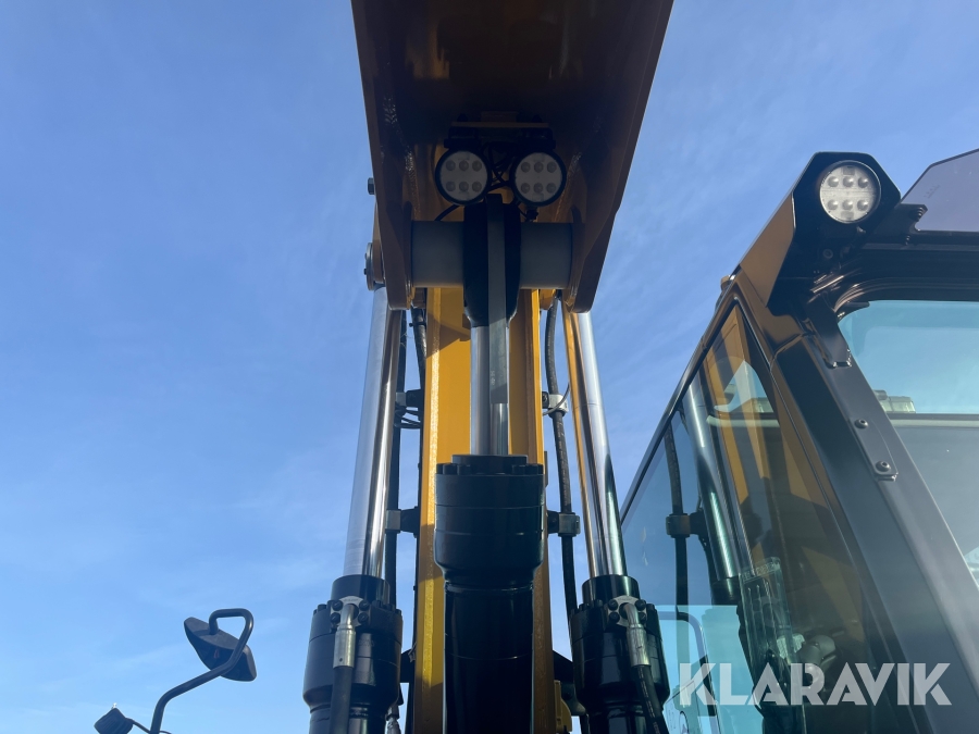 Hjulgrävare CAT M316 Next Generation med tippvagn och redskap & Makin 3-D