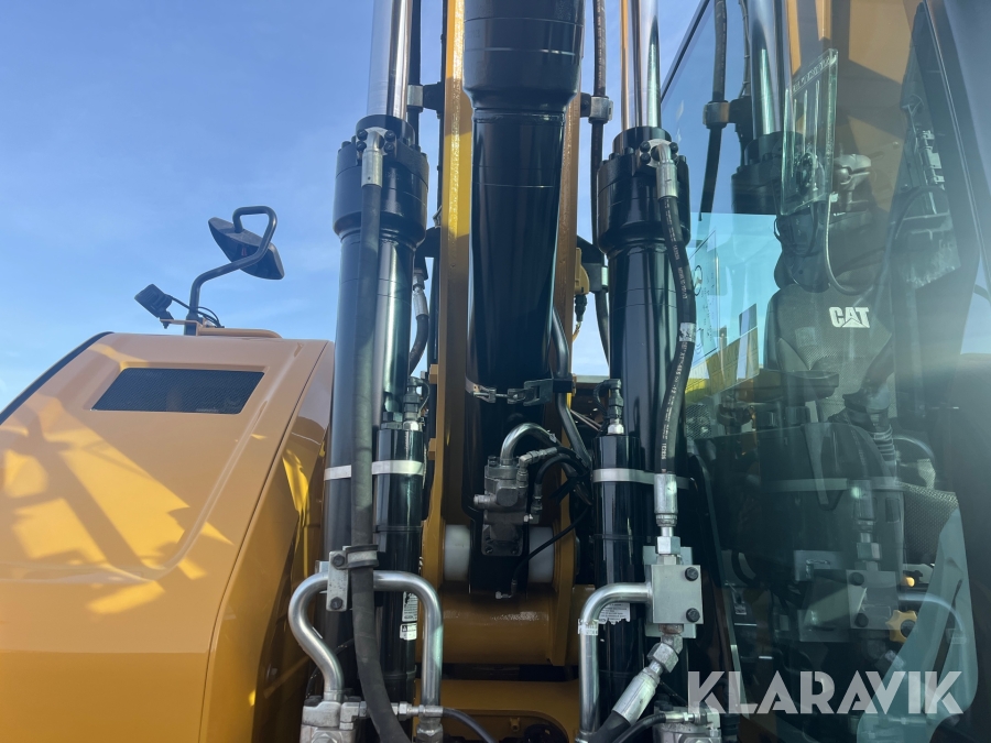 Hjulgrävare CAT M316 Next Generation med tippvagn och redskap & Makin 3-D