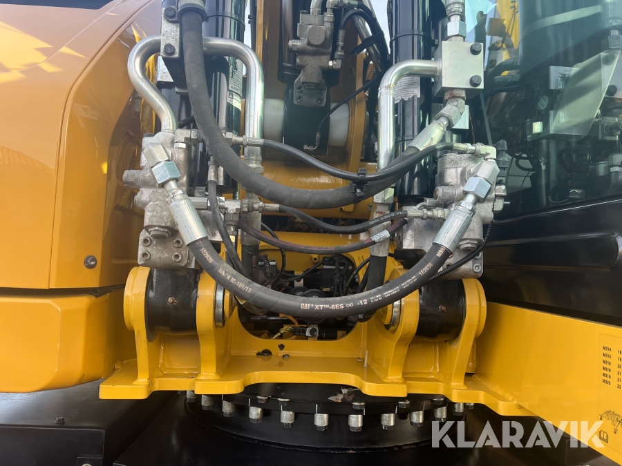 Hjulgrävare CAT M316 Next Generation med tippvagn och redskap & Makin 3-D