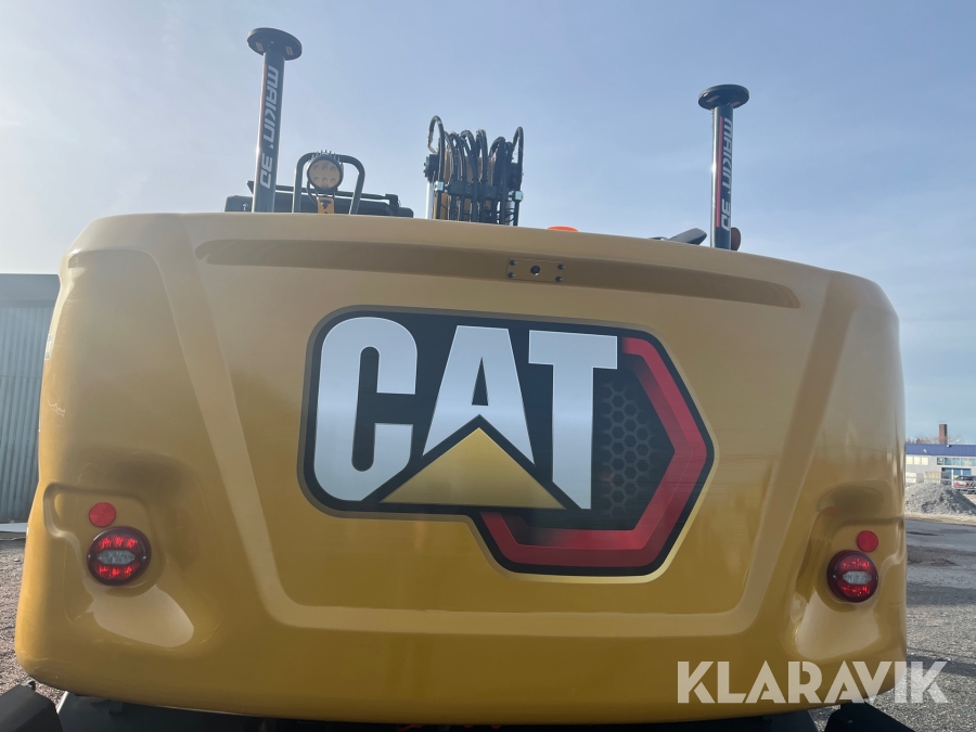 Hjulgrävare CAT M316 Next Generation med tippvagn och redskap & Makin 3-D