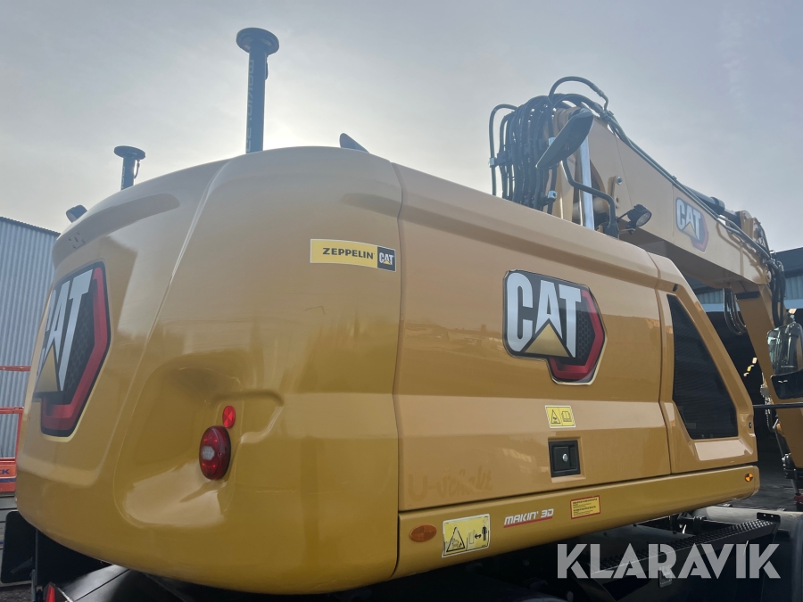 Hjulgrävare CAT M316 Next Generation med tippvagn och redskap & Makin 3-D