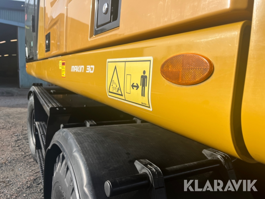 Hjulgrävare CAT M316 Next Generation med tippvagn och redskap & Makin 3-D