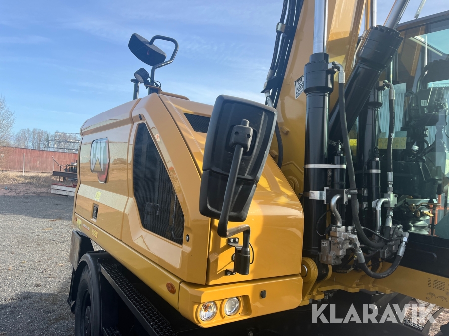 Hjulgrävare CAT M316 Next Generation med tippvagn och redskap & Makin 3-D