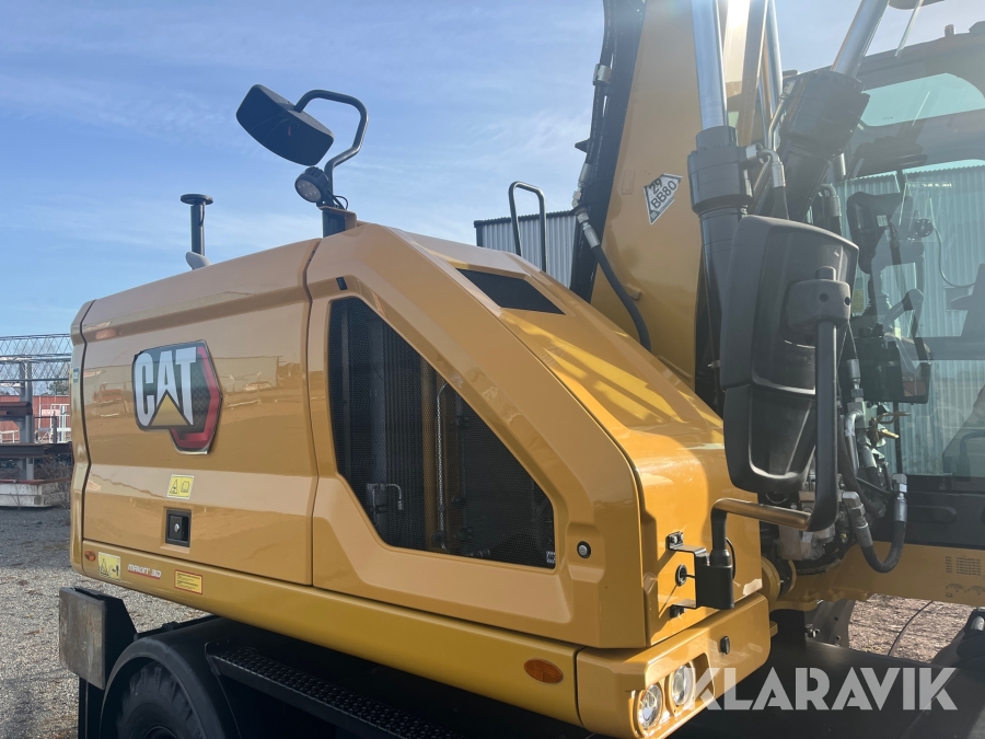 Hjulgrävare CAT M316 Next Generation med tippvagn och redskap & Makin 3-D