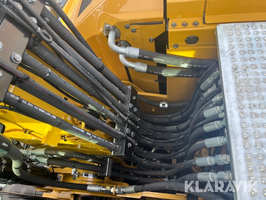 Hjulgrävare CAT M316 Next Generation med tippvagn och redskap & Makin 3-D