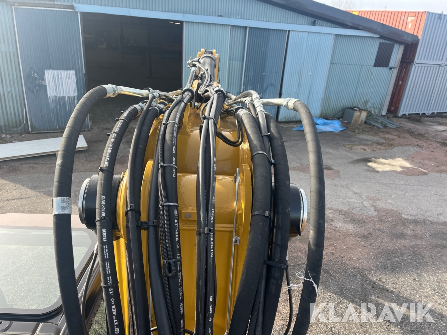 Hjulgrävare CAT M316 Next Generation med tippvagn och redskap & Makin 3-D