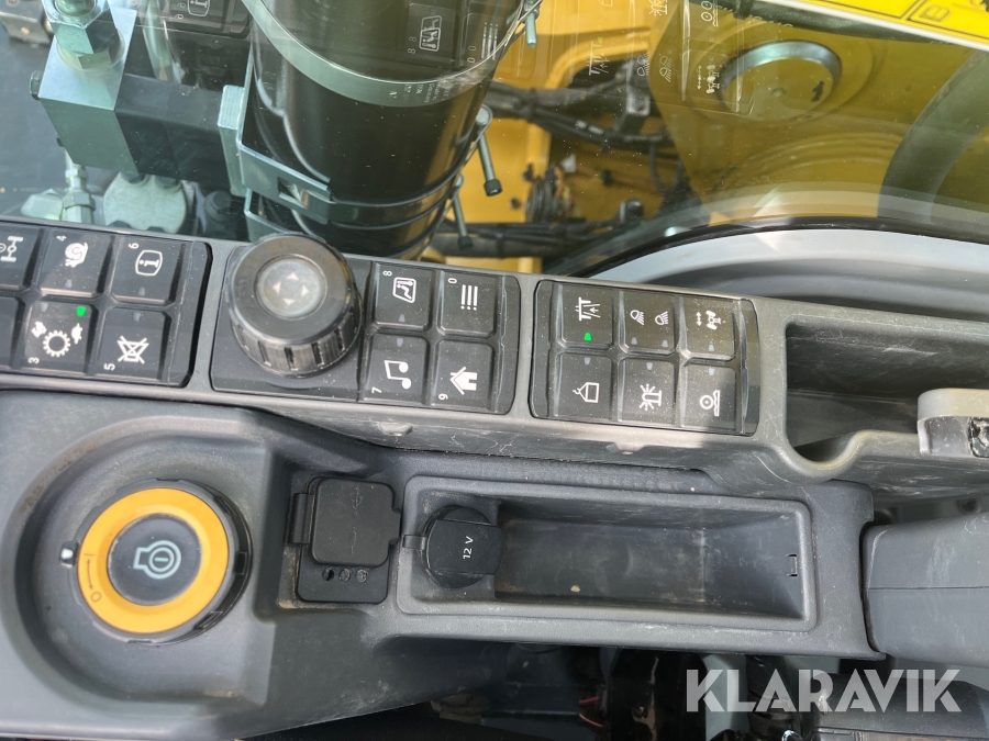 Hjulgrävare CAT M316 Next Generation med tippvagn och redskap & Makin 3-D