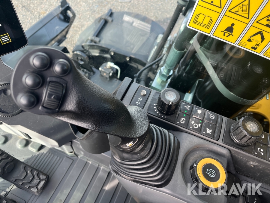 Hjulgrävare CAT M316 Next Generation med tippvagn och redskap & Makin 3-D