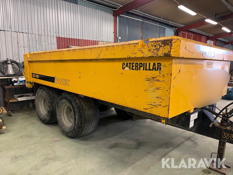 Hjulgrävare CAT M316 Next Generation med tippvagn och redskap & Makin 3-D