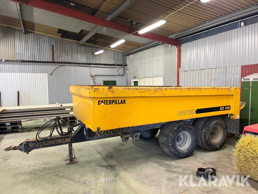 Hjulgrävare CAT M316 Next Generation med tippvagn och redskap & Makin 3-D