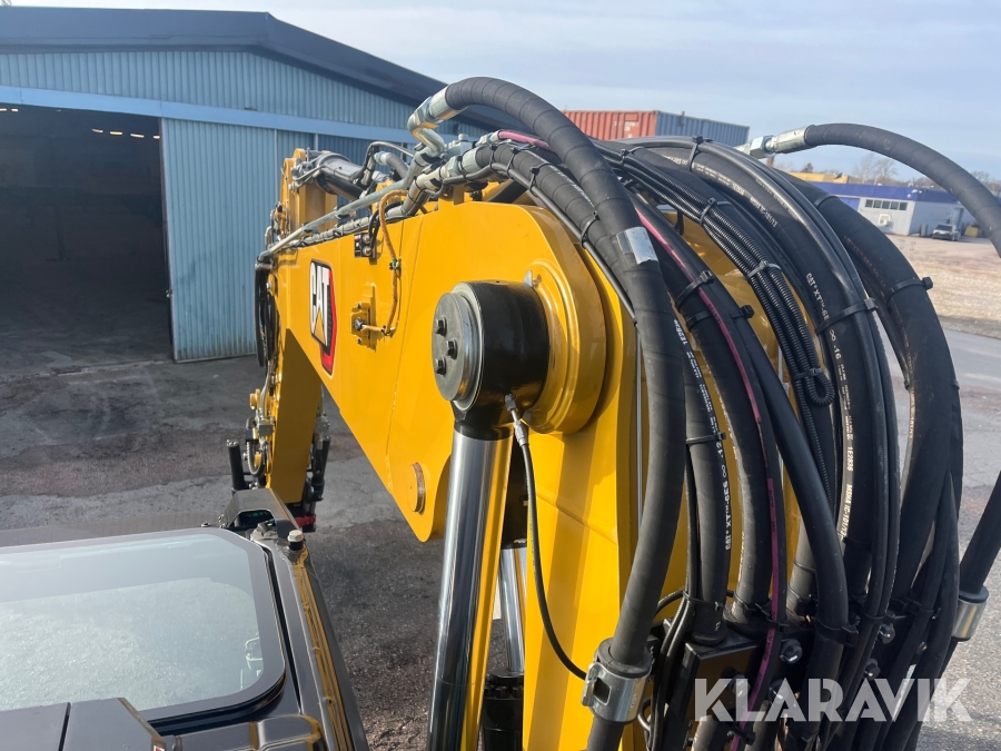 Hjulgrävare CAT M316 Next Generation med tippvagn och redskap & Makin 3-D