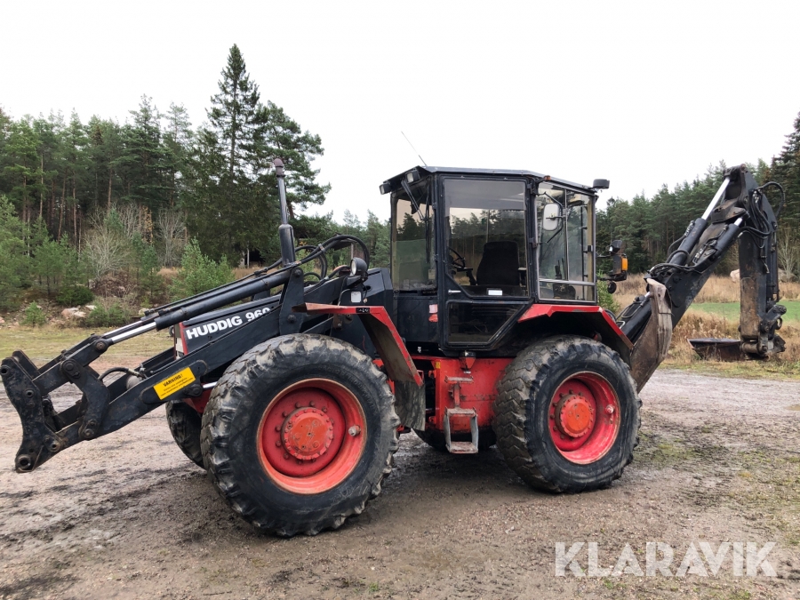 Grävlastare Huddig 960 med tillbehör