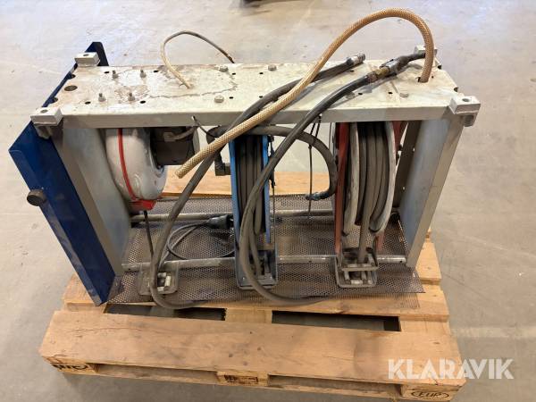 Slangvinda 3 st med ställ Nedermann (Tryckluft och el )