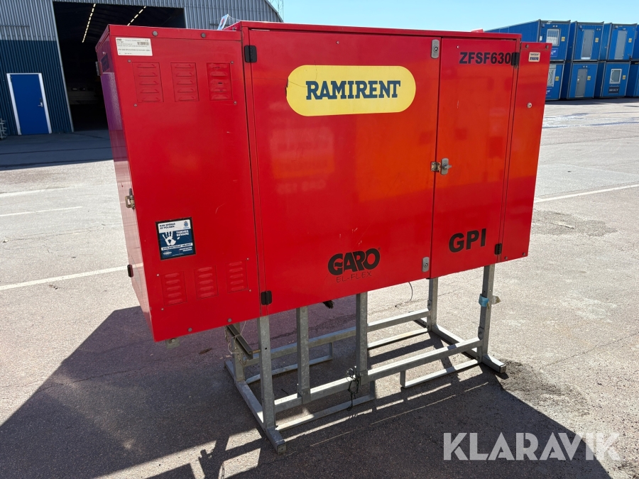 Huvudcentral Garo ZFSF 630 GPI