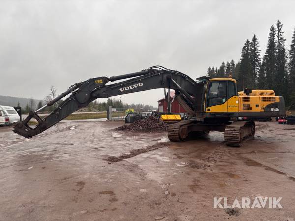 Grävmaskin Volvo EC360CL med skopa