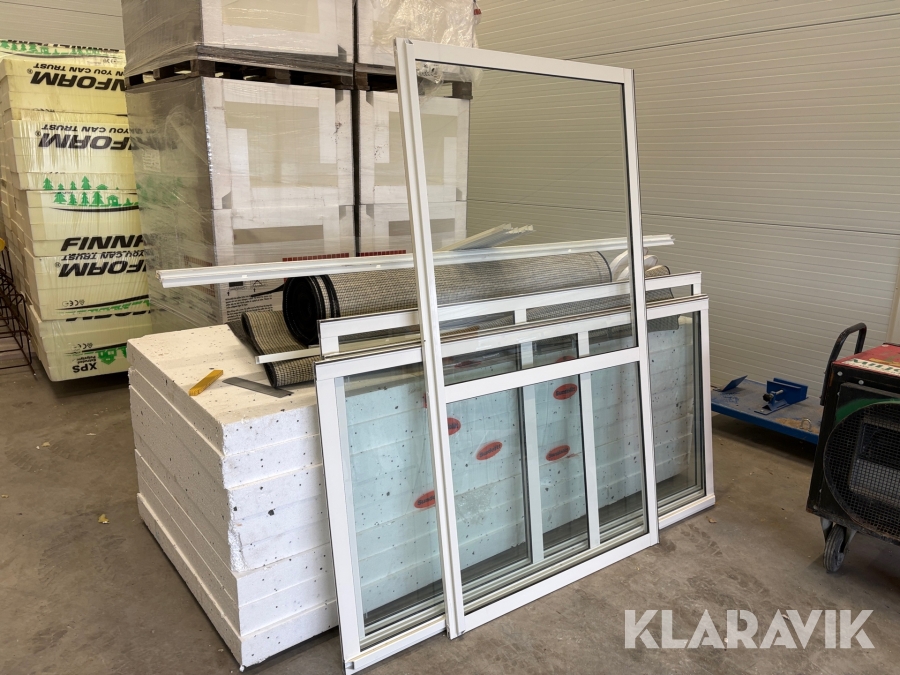 Skjutparti Novoroom med säkerhetsglas