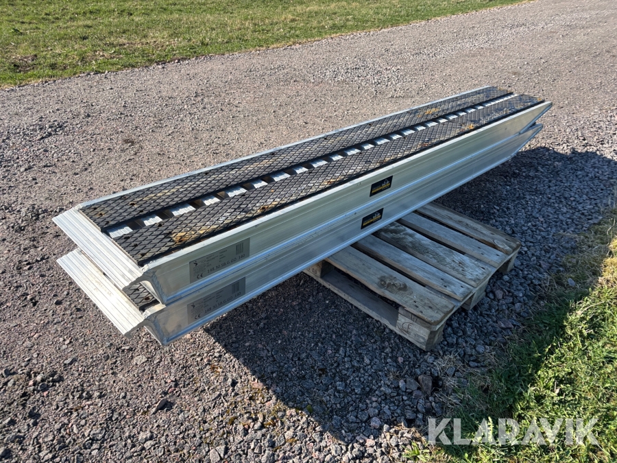 Ramper med gummibeläggning Definitive Rampa 2st