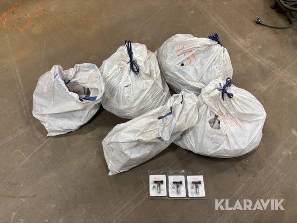 Parti med färgmunstycken för färgsprutor diverse storlekar