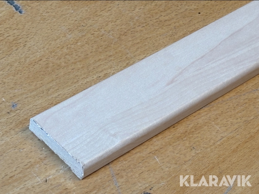 Slät foder folierad Mdf 12x55x2200mm Ask 20st