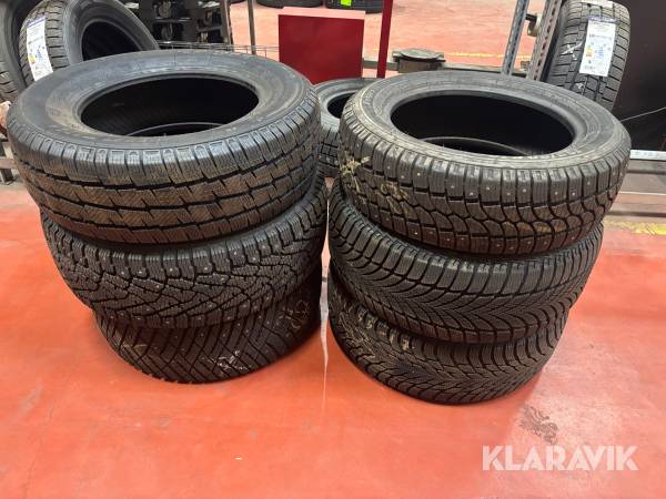 Parti med olika däck 6st