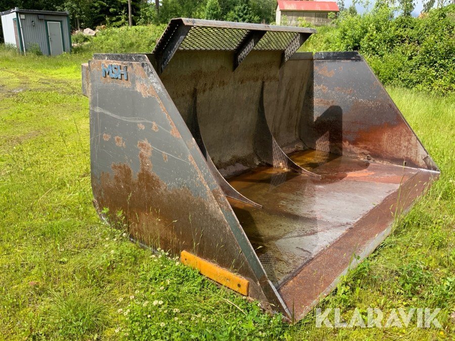 Lättmaterialskopa MSH Mekosvets 6m3 Stora BM