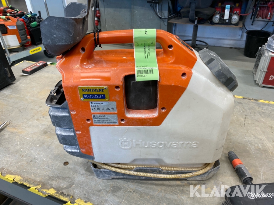 Vattentank för kapmaskin Batteri Husqvarna WT 15 I
