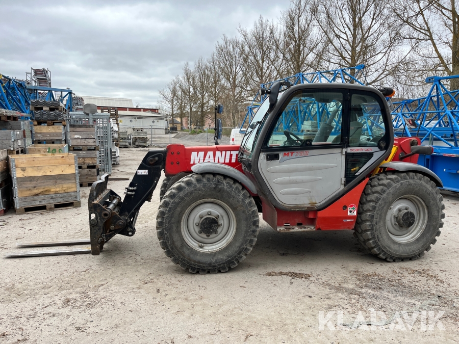 Teleskopslastare Manitou MT732, Linköping, Klaravik auktione