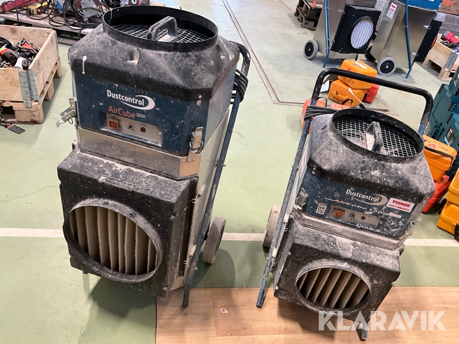 Dustcontrol DC Aircube 1200 och DC Aircube 2000 2st