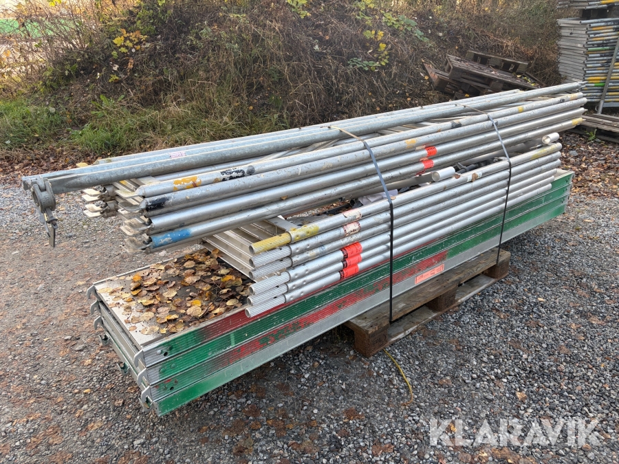 Ramställning Aluminium Layher/Alfix ca 42 m2