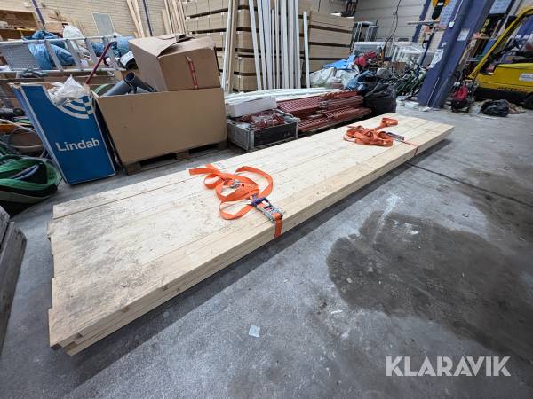 Träreglar Vida 45x170mm, 4,8m