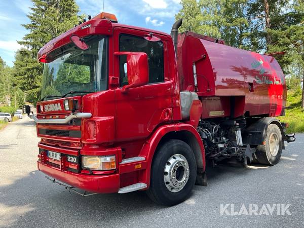 Sopmaskin Scania P94 med sopsug Johnston-Beam JB625,  2001