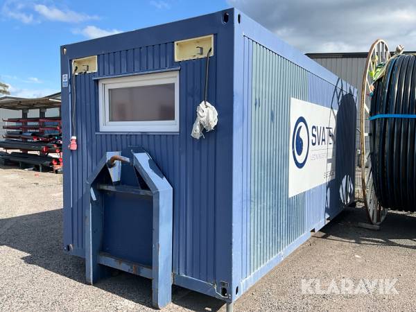 Personalbod på lastväxlarram