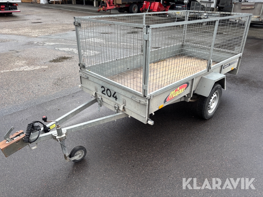 Personbilssläp Majava M 2526 LJ SPV K tipp