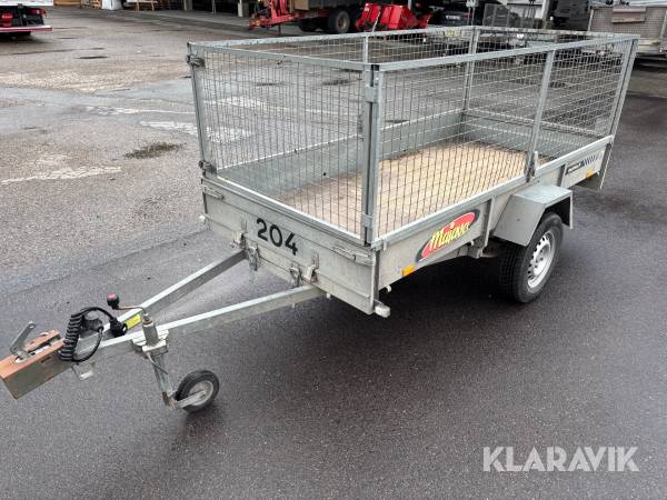 Personbilssläp Majava M 2526 LJ SPV K tipp