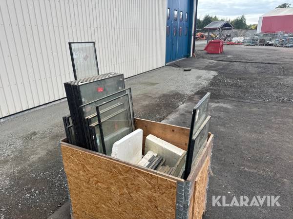 Parti fönsterglas