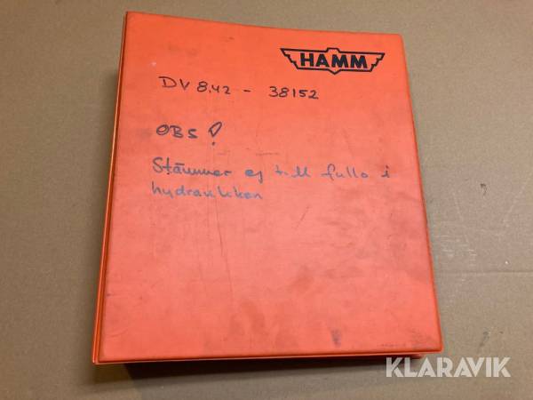 Reservdelskatalog till HAMM